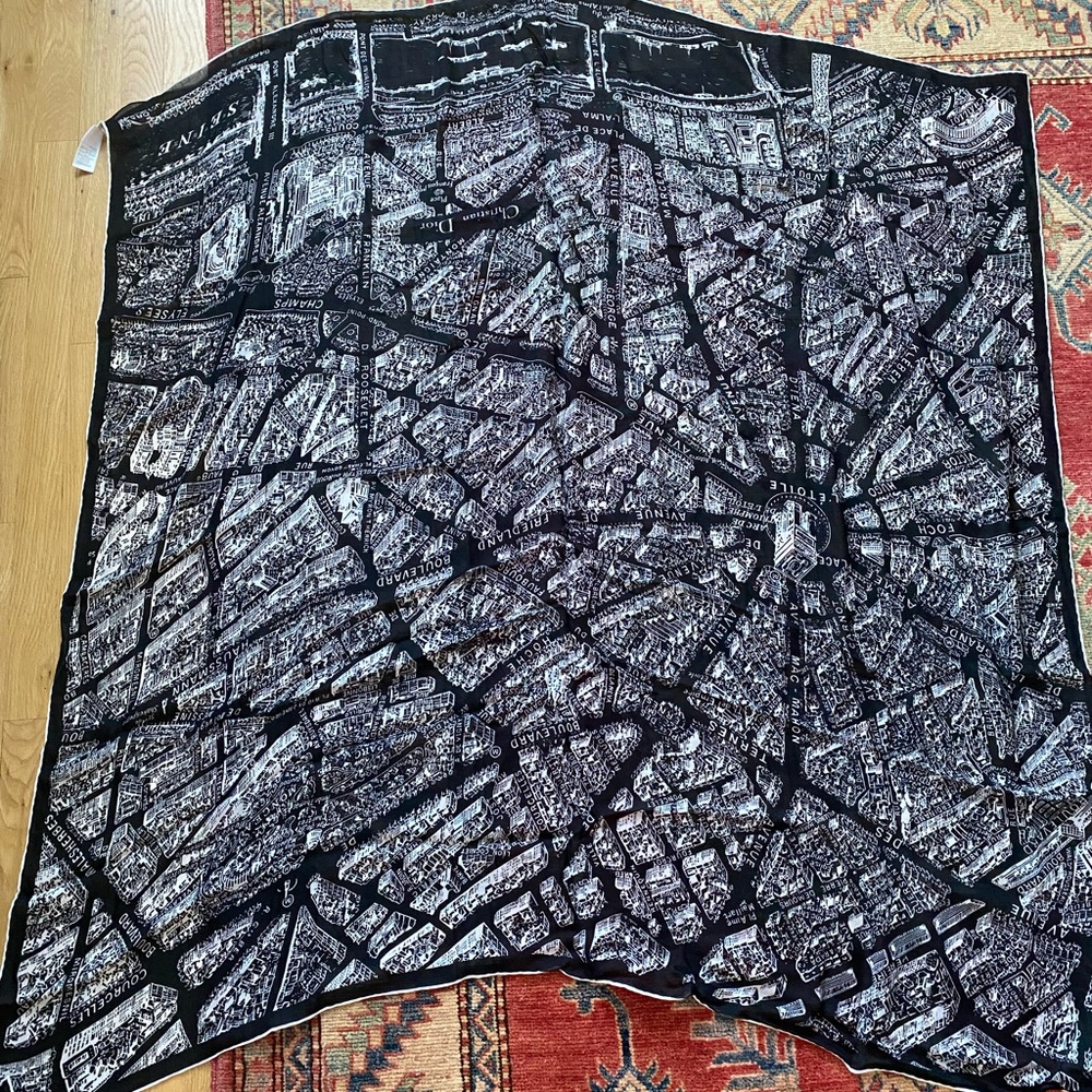 Dior Plan de Paris Cashmere Shawl/Stole New In Box